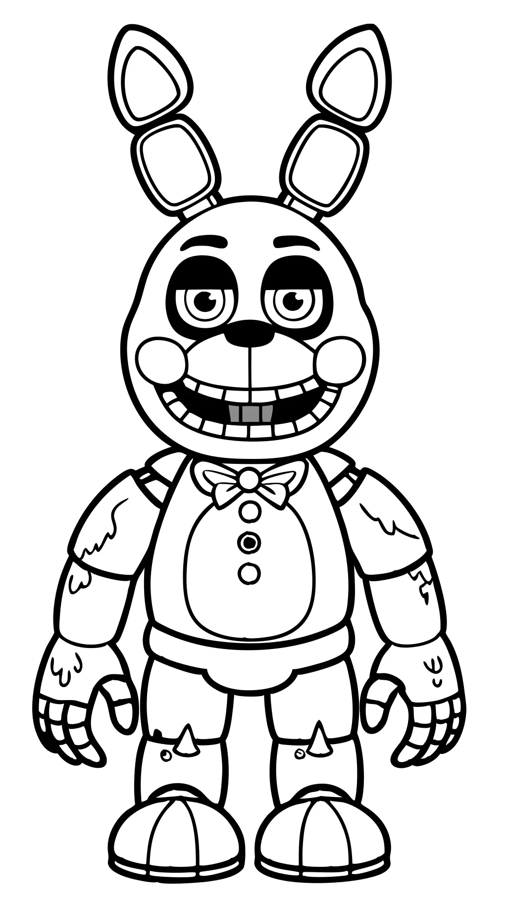 spring trap coloring page